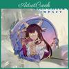 Game Kuutar Genshin Columbina Impact Moon Maiden Damselette Cosplay Badge Alloy Brooch Lapel Pins Ornament Accessories Props