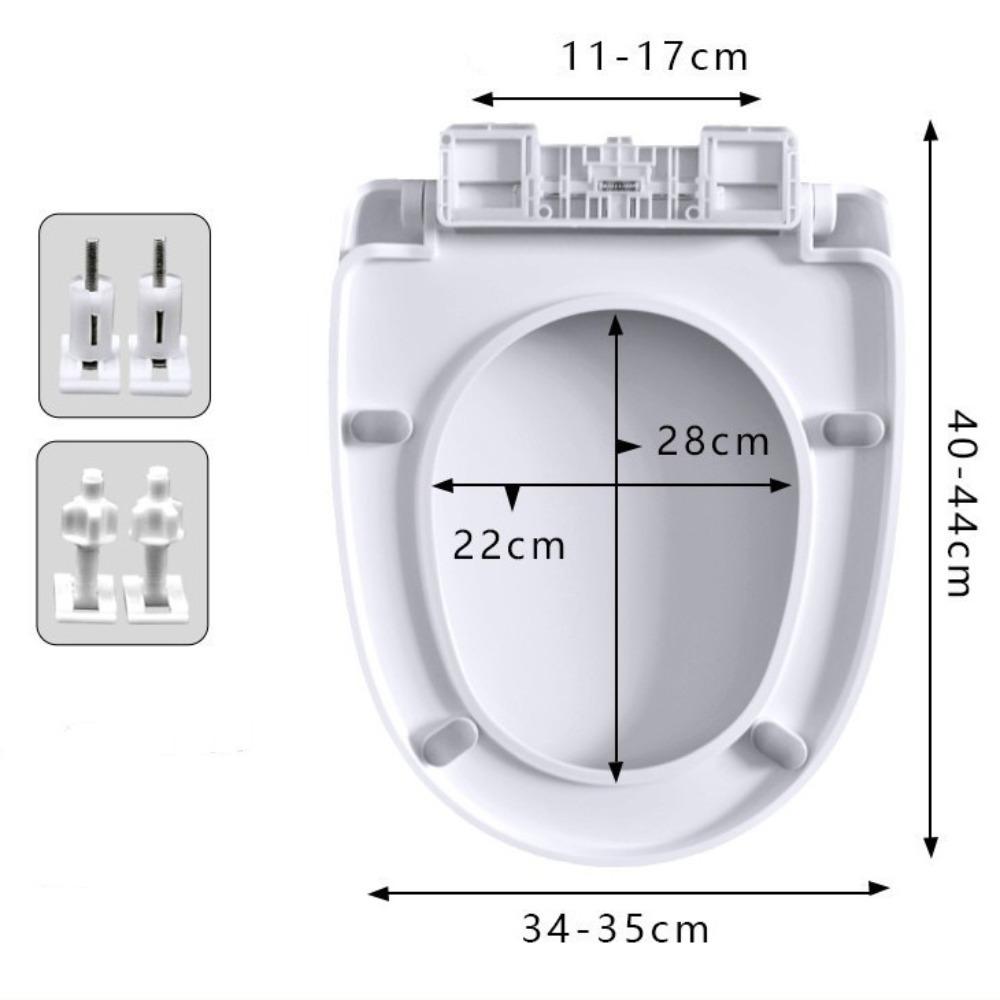 Thicken Toilet Parts Antibacterial Toilet Seat Lid New Toilet Lid  Bathroom