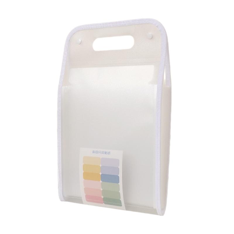 Large Capacity File Organizers Document File Folders Waterproof Accordions A4 Size File Bag With Strong Construction