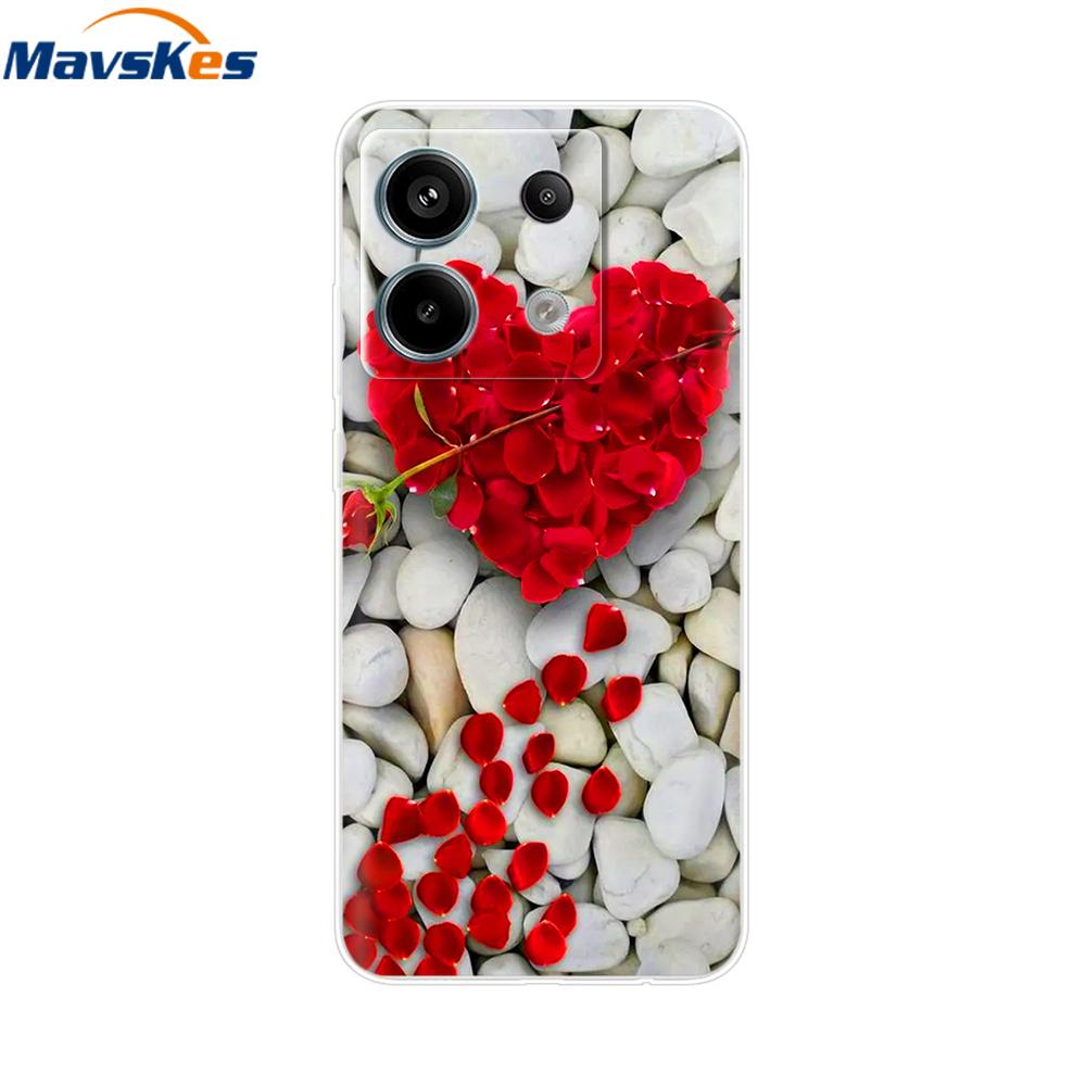 For Redmi Note 13 Pro 4G 5G Fundas Cover TPU Silicon Protective Case For Xiaomi Redmi Note13 13Pro Phone Clear Back Cover Bumper