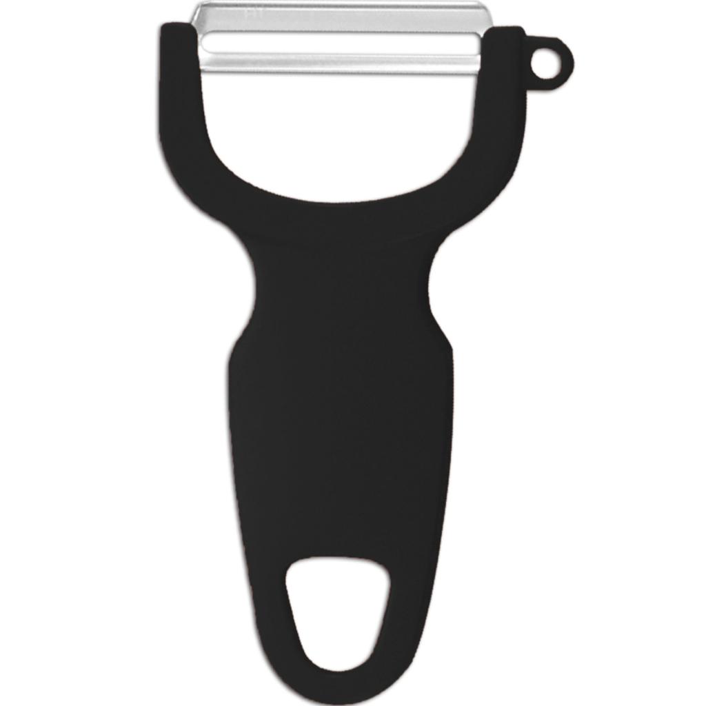 Horizontal Fruit and Vegetable Peeler, Length 110 Mm - Black