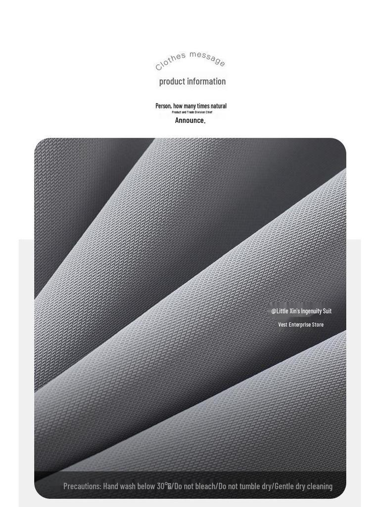 Gray Women's Petite Sleeveless Suit Vest - New Outerwear Top