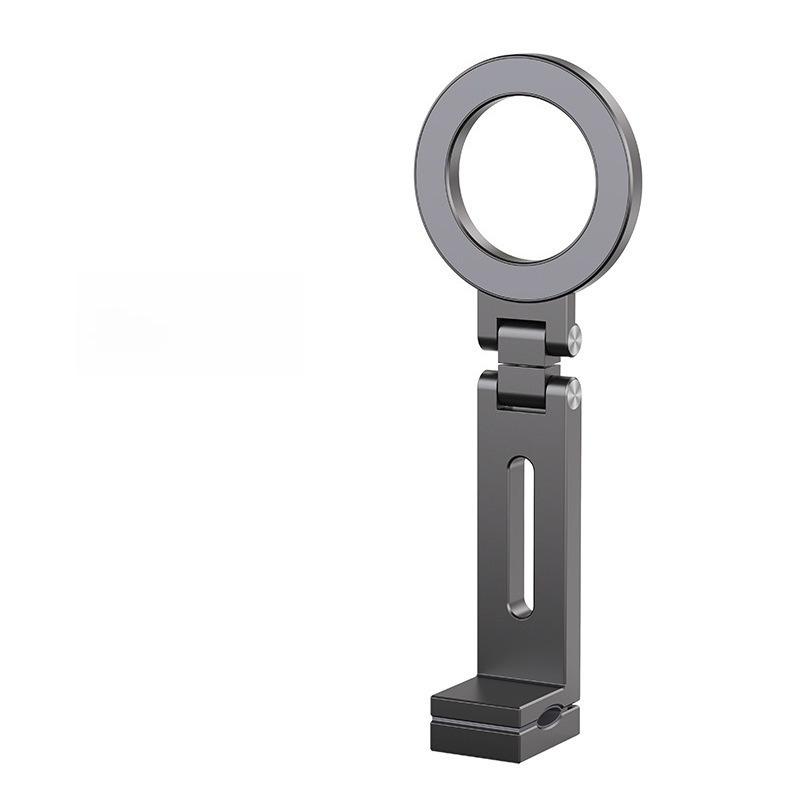 Portable Magnetic Phone Holder with Rotation and Folding Functions, Universal Phone Holder R2 серый