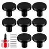 ABUL-8Pcs Cabinet Knobs,Round Dresser Pull Knob Wardrobe Pull Door Handle With 8 Screws Drawer Pulls Kitchen