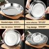 Commercial Stainless Steel Round Deep Dinner Plate