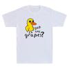 Got Any Grapes Funny Duck Cartoon Meme Quote Vintage Unisexs Short Sleeve TShirt