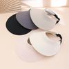 Solid Color, Seamless, Storable, Versatile, Open-top Sun Hat for Spring and Summer Outdoor Outings and Daily Leisure
