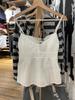 BM Style Lace V-Neck Three-Button Slim Camisole - Summer All-Match Top