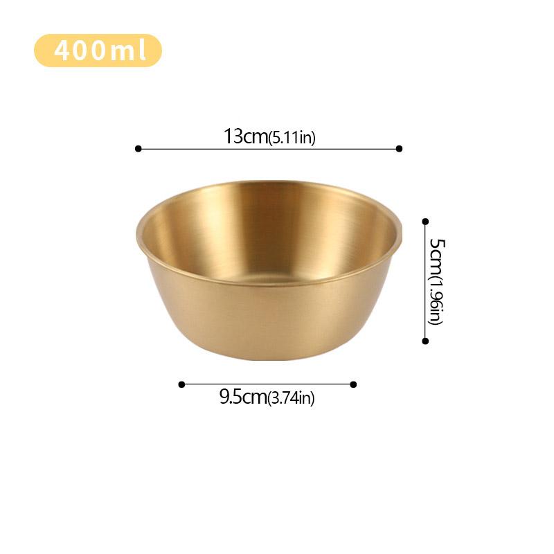 304 Nerezová miska na korejskou kuchyni pro domácnost s rukojetí Misky na rýžové víno Omáčka Kořenící pokrm Servírování jídla Kuchyňské nádobí