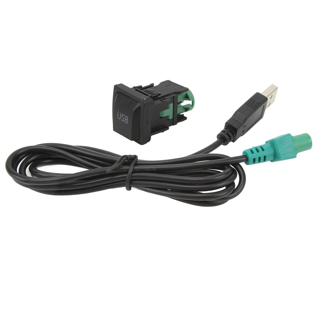 Car Audio USB Switch Button with Adapter Cable Plug and Play for RCD510Plus RCD310Plus CD Player