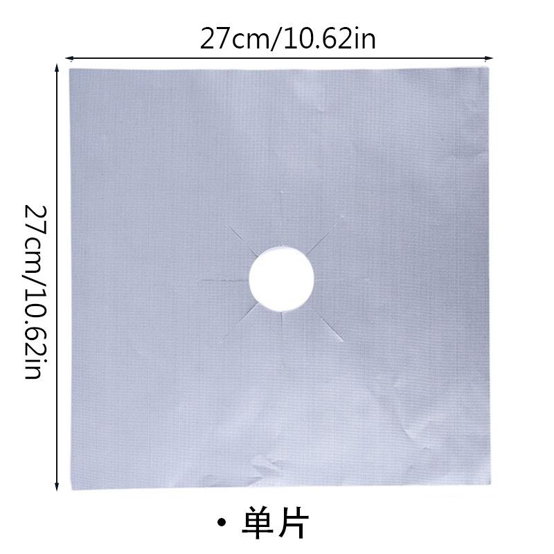 Gas Stove Oil-proof Pad High Temperature Gas Stove Protective Pad Teflon Cleaning Pad Washable Mat