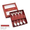 Reindeer-Themed 304 Stainless Steel Coffee and Dessert Mixing Spoon Gift Set In Cute Christmas Box