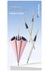 Elegant Petal Sun & Rain Umbrella: Dual-Use, Straight Handle, Sunshade & Protection, Large Size, High-End Feel for Women