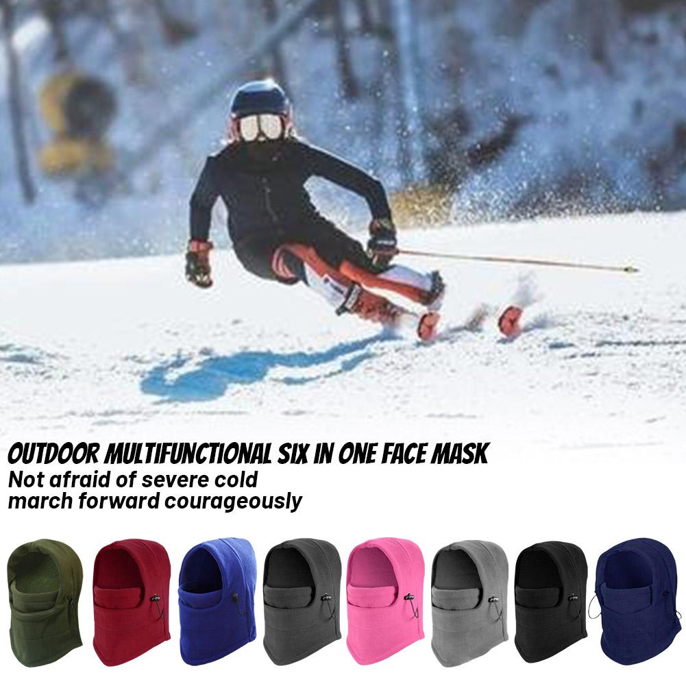 Winter Warm Fleece Balaclava,Outdoor Sport Ski Face Mask Neck Warmer Hood Head Hat Windproof Thermal for Riding,skiing,dailywear
