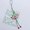 Stylish Butterfly Beaded Mobile Phone Strap Anti-Lost Chain Hangings Jewelry Simple Keycahins for Keys Bags and Phones