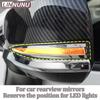 LINNUNU Car rearview Reversing mirror decorate cover For toyota RAV4 XA50  2024 2025 Exterior accessories Scratch resistant