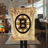 Boston Bruins2 Flannel Blanket, High quality Comfortable for All Seasons, Home Decor, Warmth and Comfort