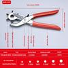 German Style A3 Carbon Steel Belt Hole Punch Pliers Multifunctional Leather Punching Tool for DIY Craft & Repair Handheld Tool