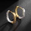 Silver-Plated Hand-Carved Pattern Circle Dangle Earrings for Women Retro Exaggerated Hypoallergenic Earrings Fashion Jewelry