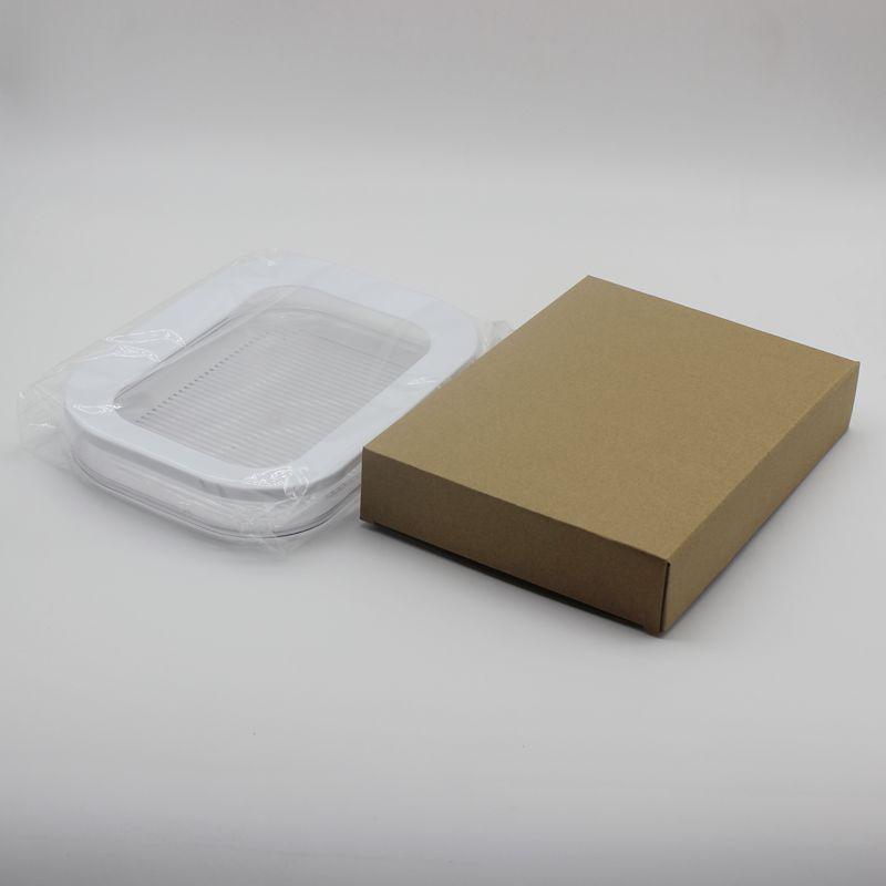 Scatola Trasparente Lavabile in Lavatrice per Alimenti, Transfrontaliera, con Coperchio per Frigoriferi da Cucina