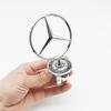 1pcs 44mm 3D Metal Blue Chrome Star Bonnet Hood Logo Emblem Badge for Mercedes Benz AMG W202 W203 W204 W208 W210 W220 W221 PI1