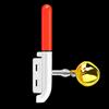 1/2Pcs Electronic Fishing Light Stick Rod Bell Luminous Fishing Float Led Usb Charge Fish Bite Alarm Tackle