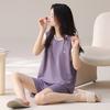 Pajamas Women's Summer Modal Sleeveless Vest Shorts Thin 1011 New Ice Silk Summer Loungewear Set