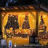 LED Solar Copper Wire Star Fairy Lights – USB-Powered Christmas Festival Decoration