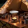 Ceramic Bowl Aromatherapy Stove Iron Base Tealight Holder Aroma Diffuser  Living Room