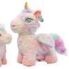 New Gradient Unicorn Doll Plush Toy Creative Pony Doll Girls Birthday Gift Doll
