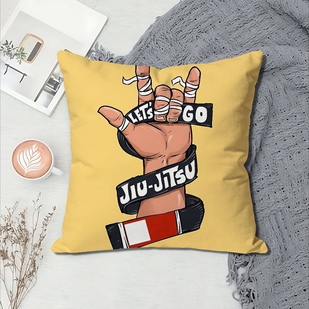 BBrazilian JJiu JJitsu BJJ Various Sizes Square Pillow Case For Car Home Bedchamber Decor Custom Valentine Gift
