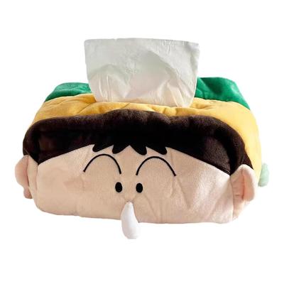Crayon Shin-chan Bo-chan Tissue Case/Cover/Plush Box Tissue, Stylish, Multi-functional, Fluffy, Car-Ready, Keepsake, Gift, Birthday Gift, Unisex