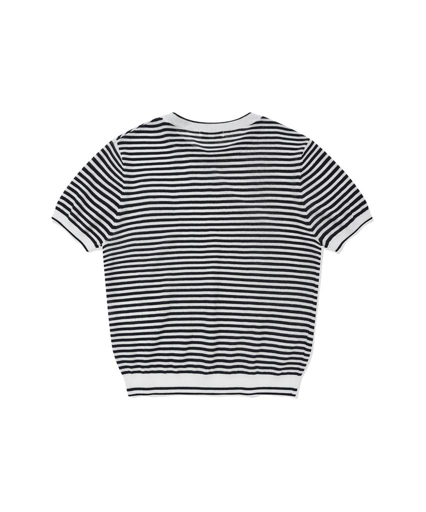 WACKY WILLY Women'S Lily Patch Cooling Short Sleeve Knit Navy