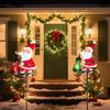 Christmas Santa Solar Kettle Lights Garden Lawn Decorative Lights Suitable for Garden, Yard Christmas Lights Holiday Decoration