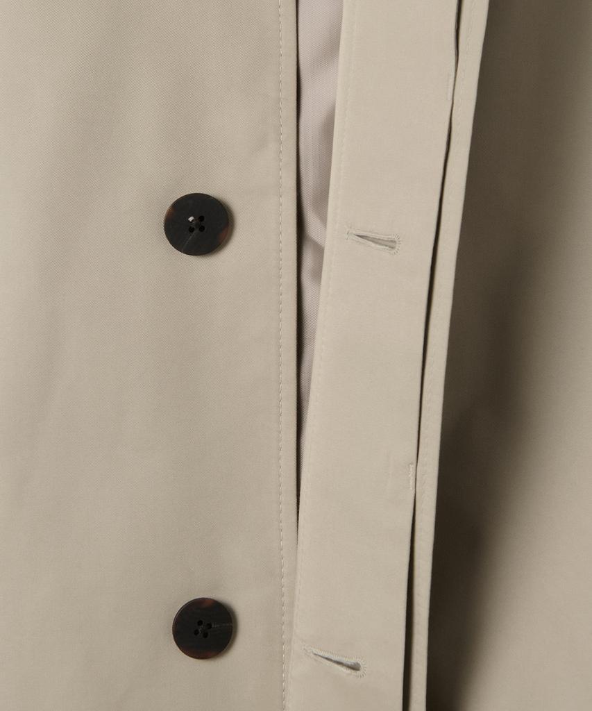 Musinsa Standard Oversized Balmacaan Trench Coat [Beige]