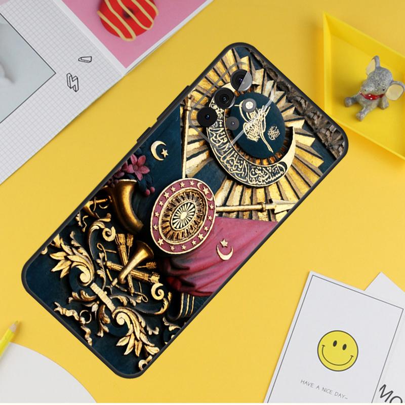 Osmanlı İmparatorluğu Arması Samsung Galaxy A14 A34 A54 A12 A32 A52 A51 A71 A53 A33 A13 A15 A25 A35 A55 Telefon Kılıfı