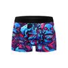 Temu Men's Digital Print Comfortable Breathable Boxer Briefs - European & American Style.