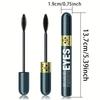 2-in-1 Long und Curl Mascara Geschwungene Wimpern - Lang anhaltend - Natürliche Länge - Natürliche Dicke - Geschwungene Mascara - Einfache Anwendung für Anfänger