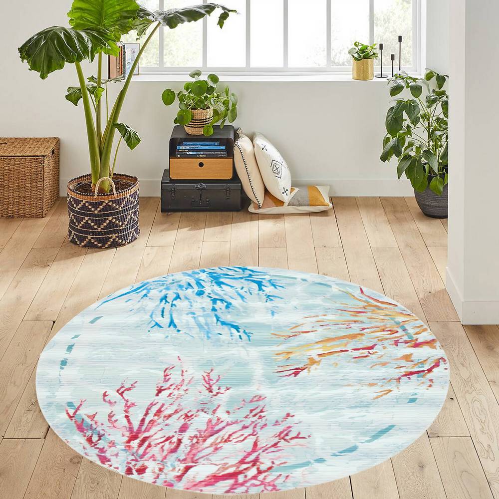 

Mosimoso Home RC1427 Ковер с принтом на подошве в горошек 100x100 cm