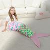 Mermaid Sleeping Bag Universal Soft Mermaid Tail Blanket Beautiful Cozy Rainbow Mermaid Blanket Children's Anti Kick Sleeping Bag
