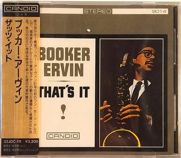 

CD BOOKER ERVIN - That s It 32JDC111PROMO Candid 1987 Japan Jazz Used