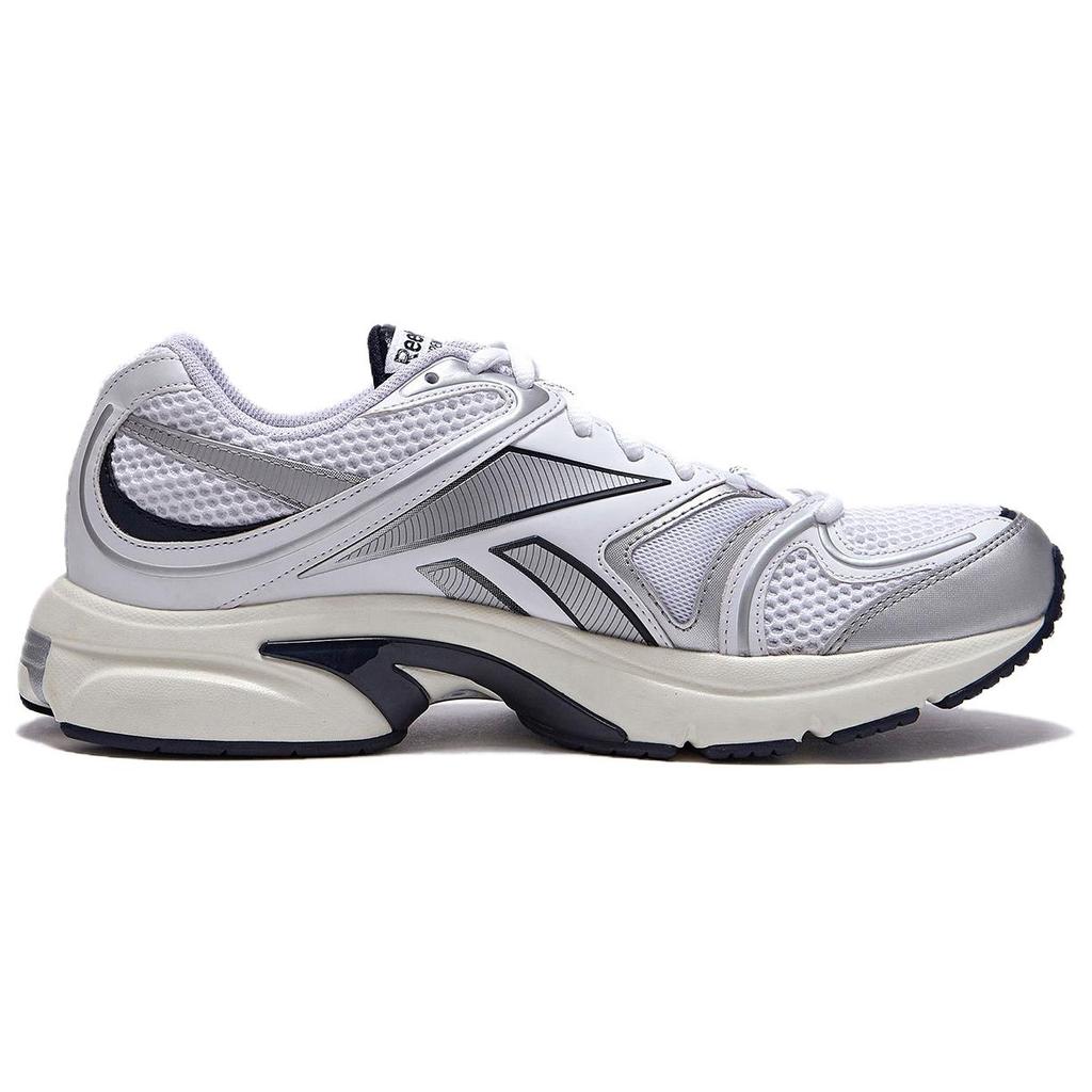 Reebok Premier Road Plus 6 Comfortable Versatile Synthetic Leather Lightweight Durable Low-Top Casual Running Shoes Unisex Sneaker Silver 100210122