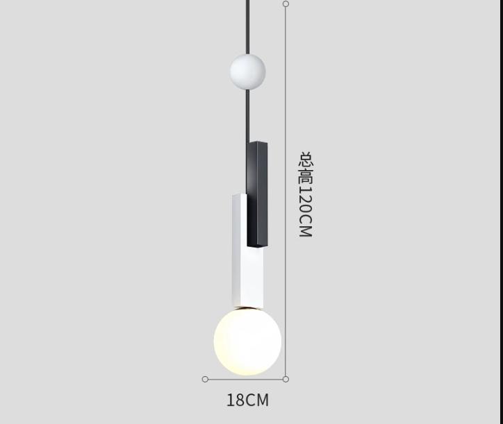 Nordic LED Glass Pendant Lights Modern Art Creative Design Indoor Home Decor Lighting Fixtures Loft Color Hanging Lamp Luminaire