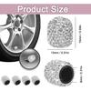 Bling Tire Valve Stem Caps 4 Pack Crystal Tire Caps Shinny Rhinestone for Women, Wheel Tire Valve, Car Accessories Universal for Cars, Trucks, SUV
