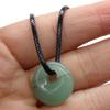 Natural Stone Pendant Necklace Round Shape Crystal Tiger Eye Agates For Women Men Jewelry Making Necklace Charm Gift