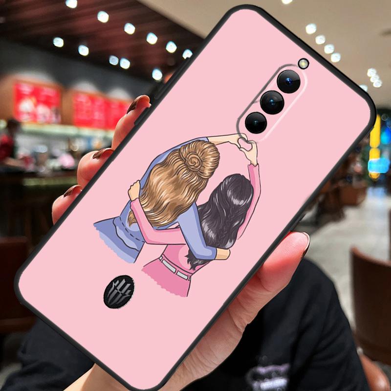 Best Friends BFF Matching Case For ZTE Nubia Red Magic 10 Air 7 6S 7S Pro Red Magic 11 10 9 8 8S 9S 10S Pro Plus Cover
