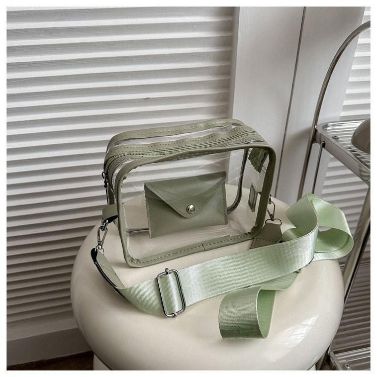 2023 New Autumn Casual Shoulder Bag Street Fashion Pvc Crossbody Bag