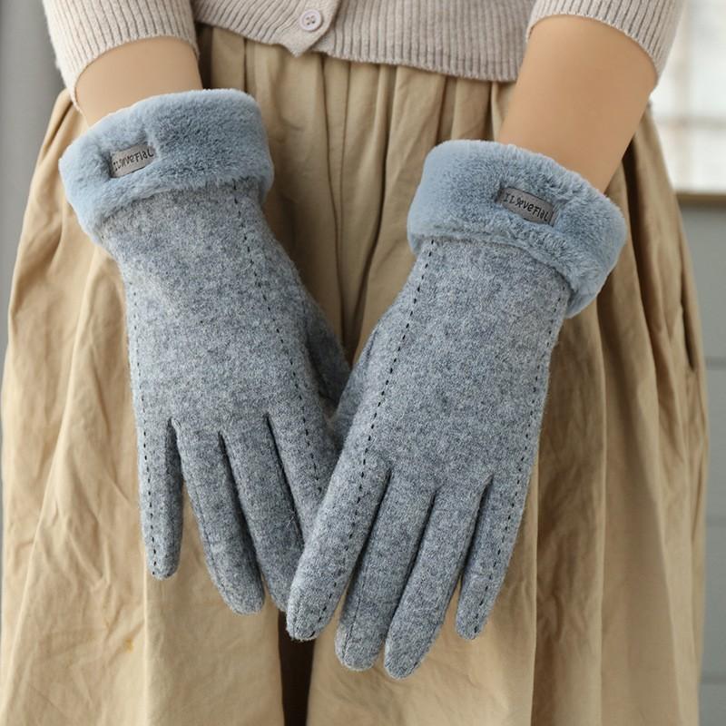 Cashmere Womens Touch Screen Gloves For Winter Warmth With Windproof Protection For Commuting