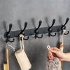 Home Entrance Clothes Hook Hanging Hanger, Strong Adhesive Clothes and Hat Hanging Hook Behind The Door