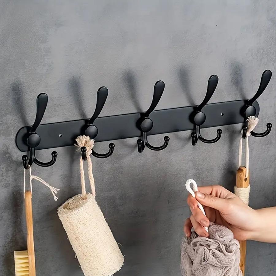 Home Entrance Clothes Hook Hanging Hanger, Strong Adhesive Clothes and Hat Hanging Hook Behind The Door